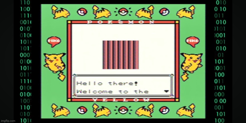 Pokemon yellow glitch | image tagged in pokemon yellow glitch | made w/ Imgflip meme maker