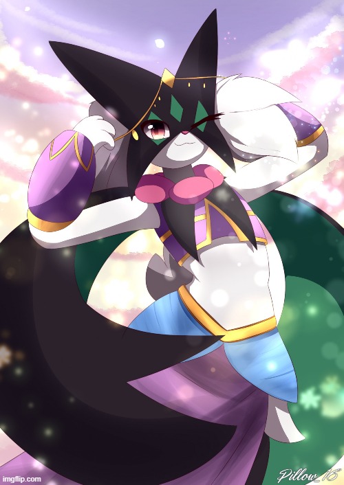=3 | image tagged in meowscarada,frost | made w/ Imgflip meme maker
