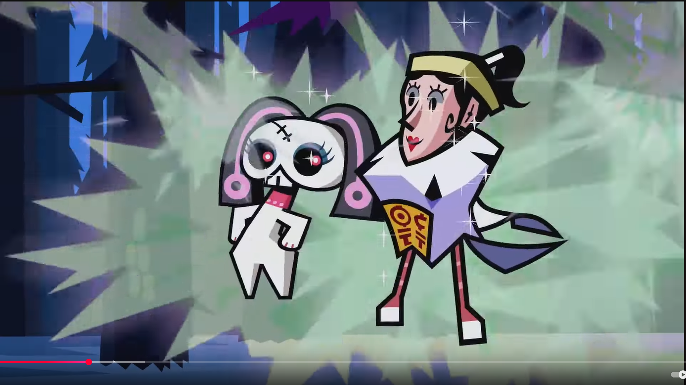 female jumpy ghostface and mr no hands Blank Meme Template