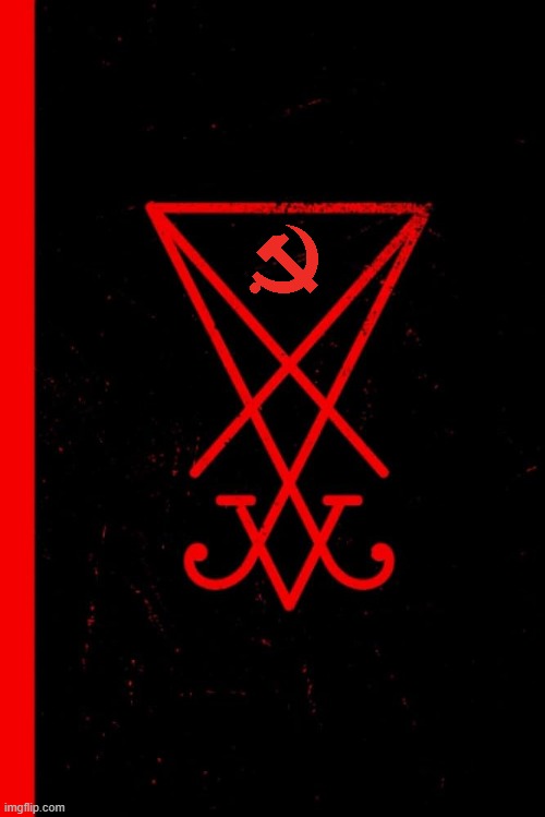 Maoist-Luciferianism | image tagged in mao zedong,communism,devil,demon,ccp,satanist | made w/ Imgflip meme maker