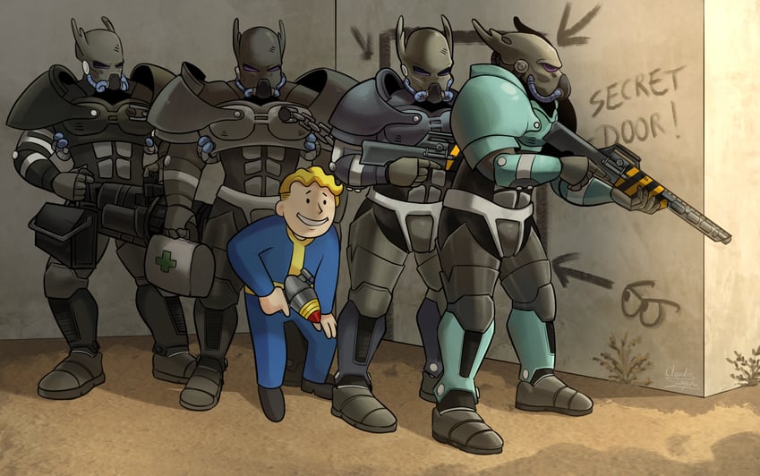 fallout armor Blank Meme Template