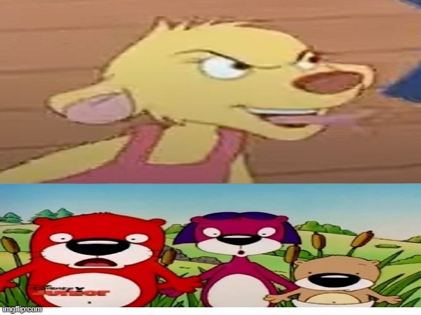PB&J Otter are shocked by Judy sticking her tongue out | image tagged in mgm | made w/ Imgflip meme maker