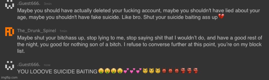 HOLY FUCKING SHIT I GOT HIM TO BLOCK ME LETS FUCKING GOOOO | made w/ Imgflip meme maker