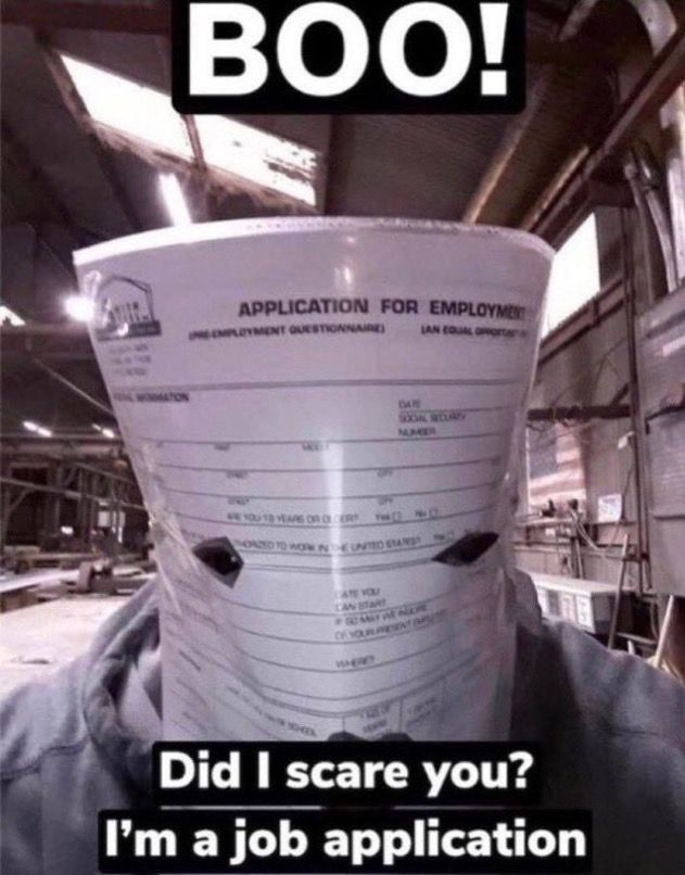 job application Blank Meme Template