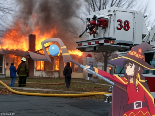image tagged in konosuba,megumin | made w/ Imgflip meme maker