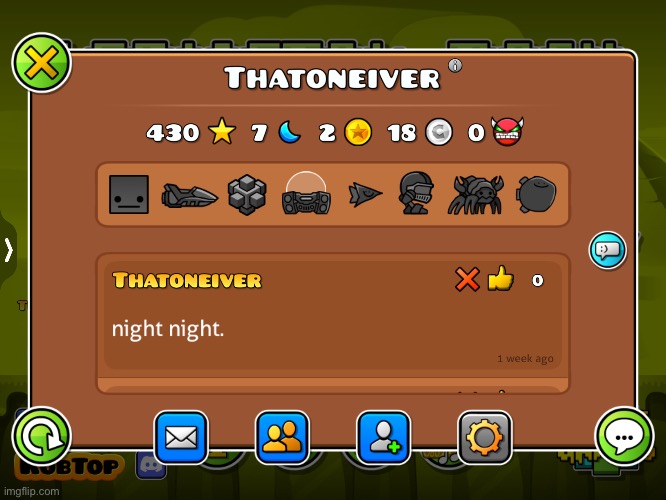 i'm getting closer to 500 guys | image tagged in geometry dash | made w/ Imgflip meme maker