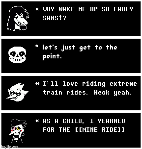 ? POINT [[Sans]]dusky, Ohio | image tagged in theme park,deltarune,lets go | made w/ Imgflip meme maker