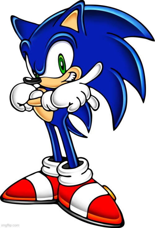 Sonic the Hedgehog (Sonic Adventure 1) | image tagged in sonic the hedgehog sonic adventure 1 | made w/ Imgflip meme maker
