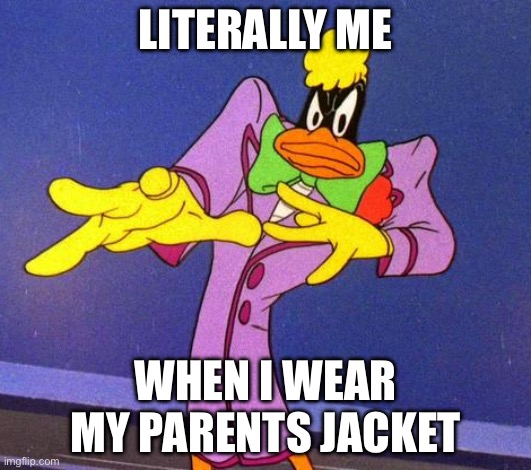 Literally me | LITERALLY ME; WHEN I WEAR MY PARENTS JACKET | image tagged in literally me | made w/ Imgflip meme maker