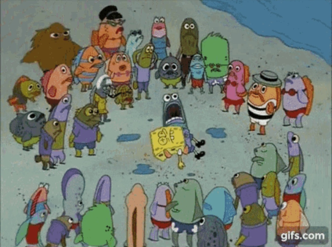 SpongeBob Lifeguard Why Blank Meme Template