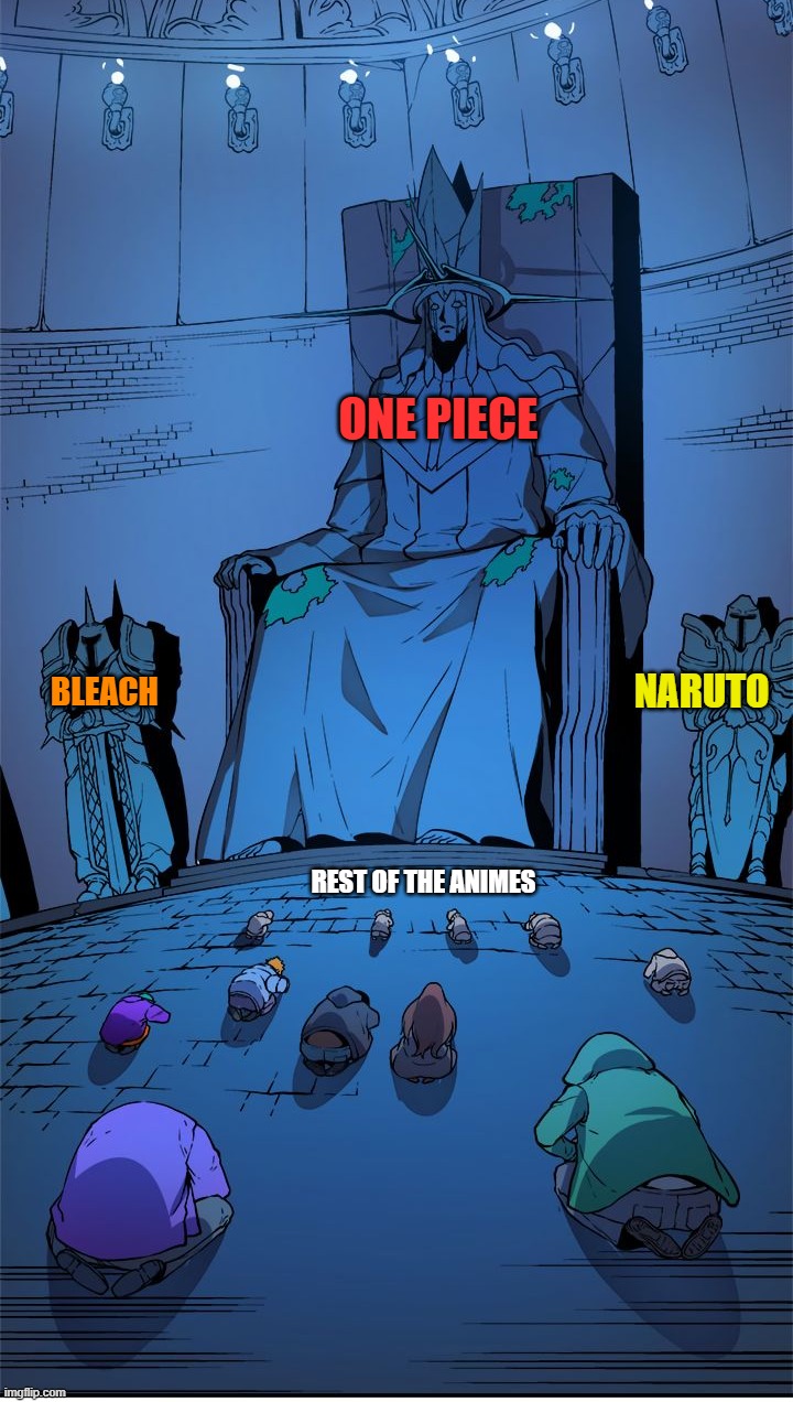 worship the lord | ONE PIECE; NARUTO; BLEACH; REST OF THE ANIMES | image tagged in worship the lord | made w/ Imgflip meme maker