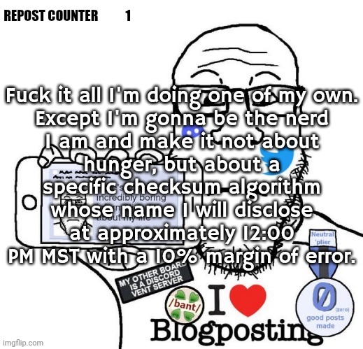 Comment like idk 48.91 users to join or whatever by that time. | REPOST COUNTER           1 | made w/ Imgflip meme maker