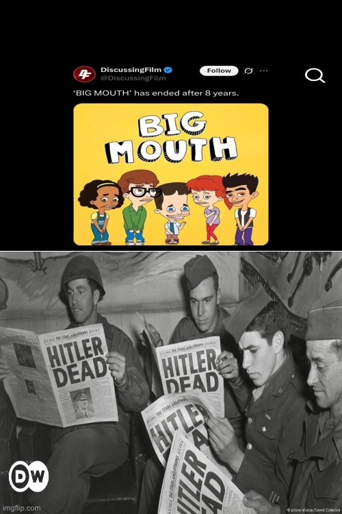 image tagged in hitler is dead,big mouth,memes,happy | made w/ Imgflip meme maker