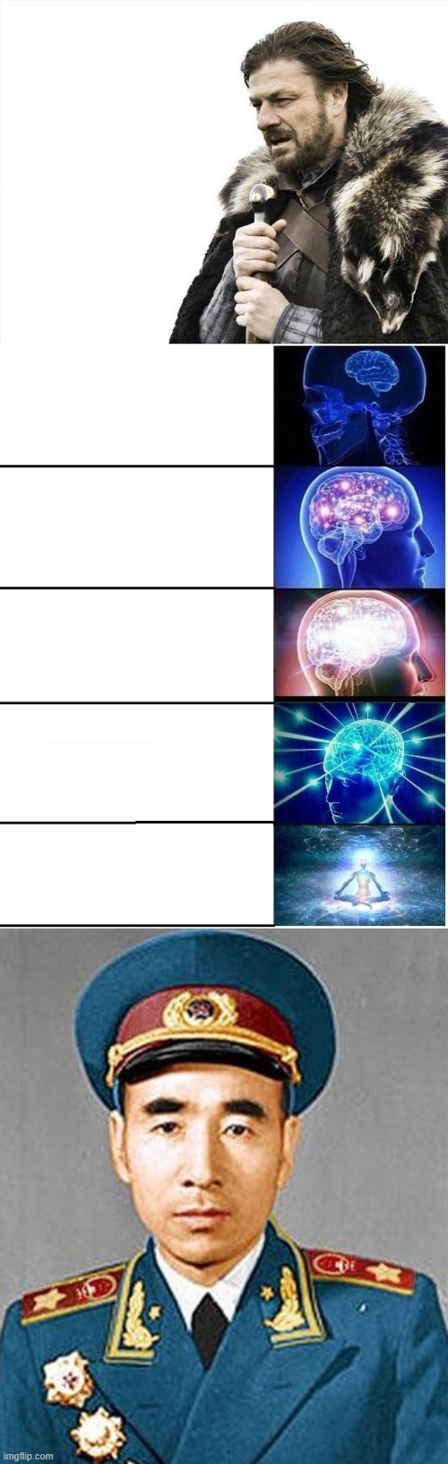L | image tagged in memes,brace yourselves x is coming,expanding brain 5 panel | made w/ Imgflip meme maker