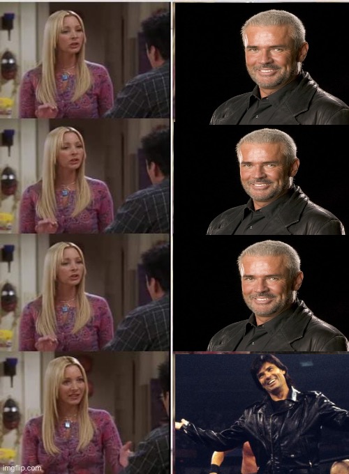 Explaining wrestling to Eric Blank Meme Template