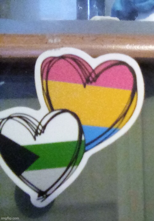 Chat look at this cool ass pride sticker I have (am I gonna get hate for this?) | made w/ Imgflip meme maker