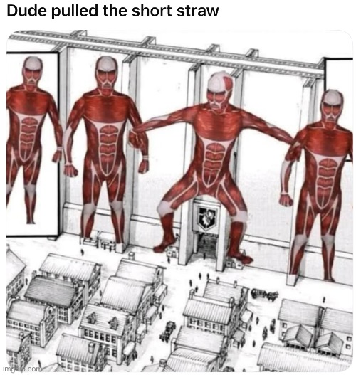 image tagged in aot,wall titans | made w/ Imgflip meme maker