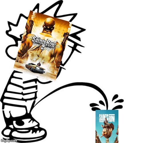Calvin Peeing | image tagged in calvin peeing,saints row | made w/ Imgflip meme maker