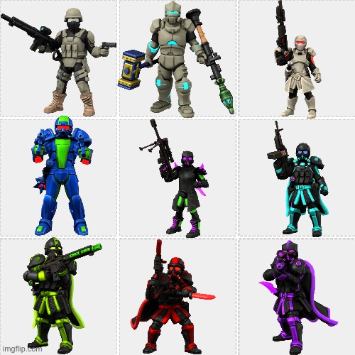 Different positions and styles of soldiers in the Inkversian Military. Btw if I drew them all it would take forever | image tagged in military,inkverse | made w/ Imgflip meme maker