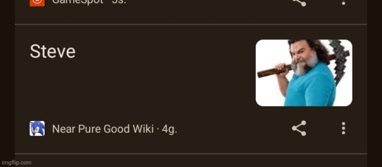 Lmao chrome mistook a fandom wiki page as a blog post | made w/ Imgflip meme maker