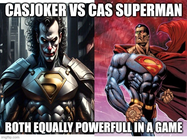 Cosmic armor joker vs Cosmic armor superman please upvote thx | image tagged in ultimate lords theft auto 7 | made w/ Imgflip meme maker