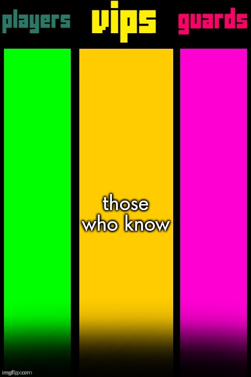 squid games imgflip 2025 | those who know | image tagged in squid games imgflip 2025 | made w/ Imgflip meme maker
