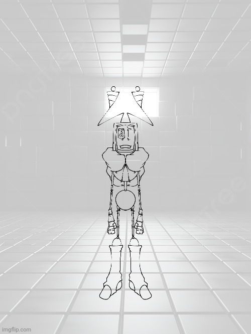 Rate this drawing of my funny robot body person (not done yet but it's getting there) | made w/ Imgflip meme maker