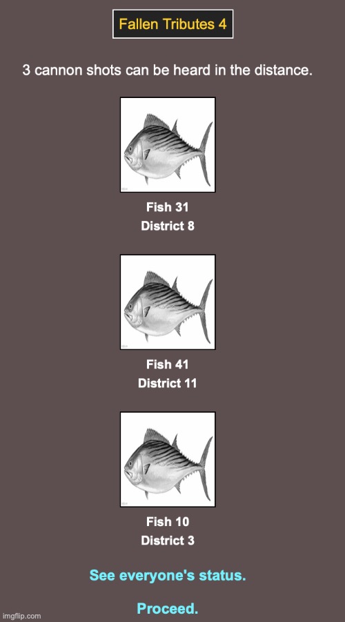 I see dead fishes | made w/ Imgflip meme maker