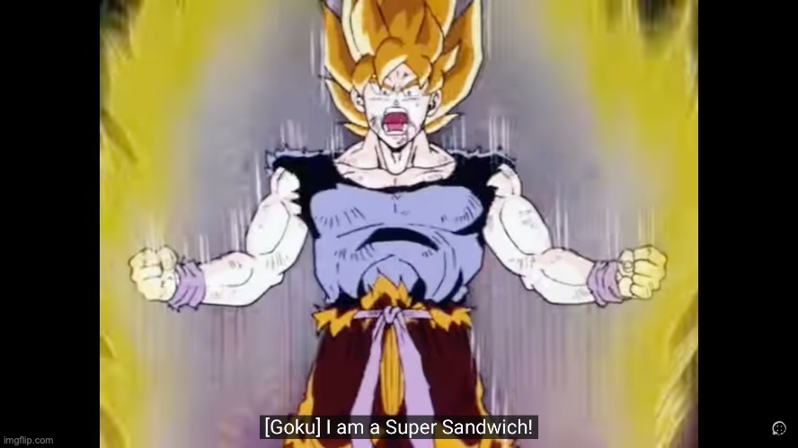 Credit to DBZA/Team Four Star | image tagged in goku,dragonball | made w/ Imgflip meme maker