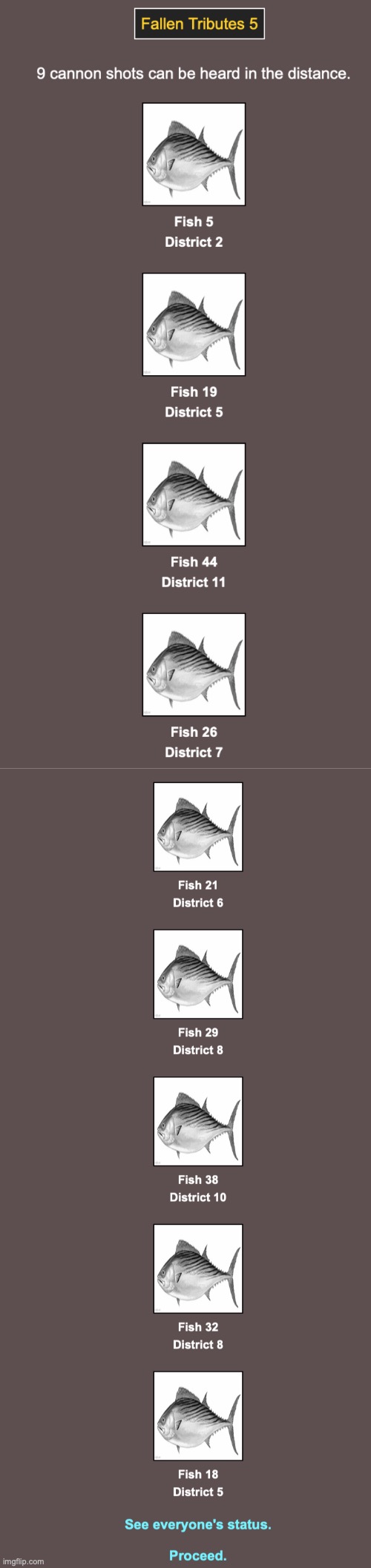 18 fishes left | made w/ Imgflip meme maker