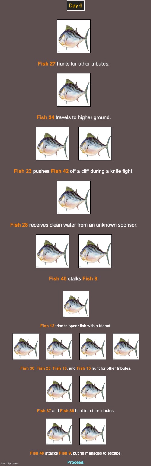 Toady might have been right, fish 27 is pretty good rn | made w/ Imgflip meme maker