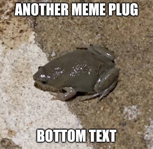 fog | ANOTHER MEME PLUG; BOTTOM TEXT | image tagged in fog | made w/ Imgflip meme maker