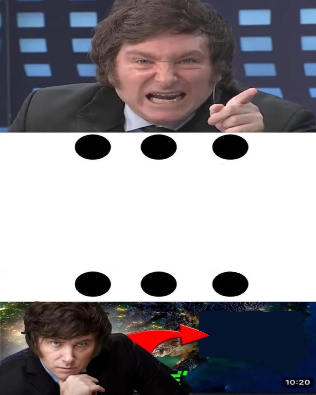 Milei peru es clave Blank Meme Template