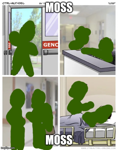 loss comic | MOSS; MOSS | image tagged in loss comic | made w/ Imgflip meme maker