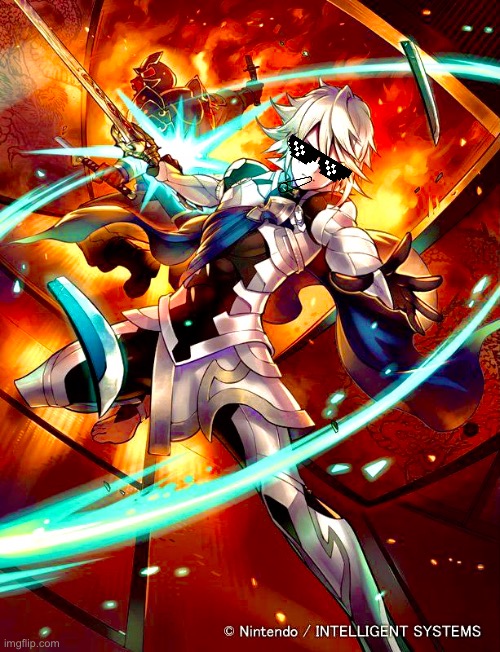 Rizz master Corrin Blank Meme Template