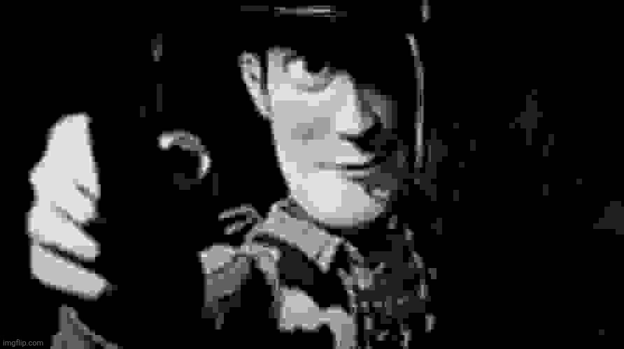 Friend inside me | image tagged in evil woody,friend inside me | made w/ Imgflip meme maker