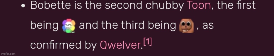 A little more trivia from the Dandy's World Wiki.mp3 | image tagged in dandy's world | made w/ Imgflip meme maker