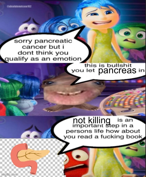 sorry pancreatic cancer, but I don't think you qualify as an emo | pancreas; not killing | image tagged in sorry pancreatic cancer but i don't think you qualify as an emo | made w/ Imgflip meme maker