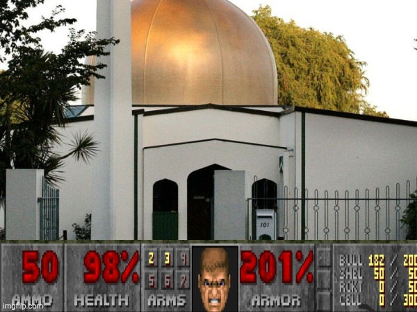 Christchurch doom Blank Meme Template