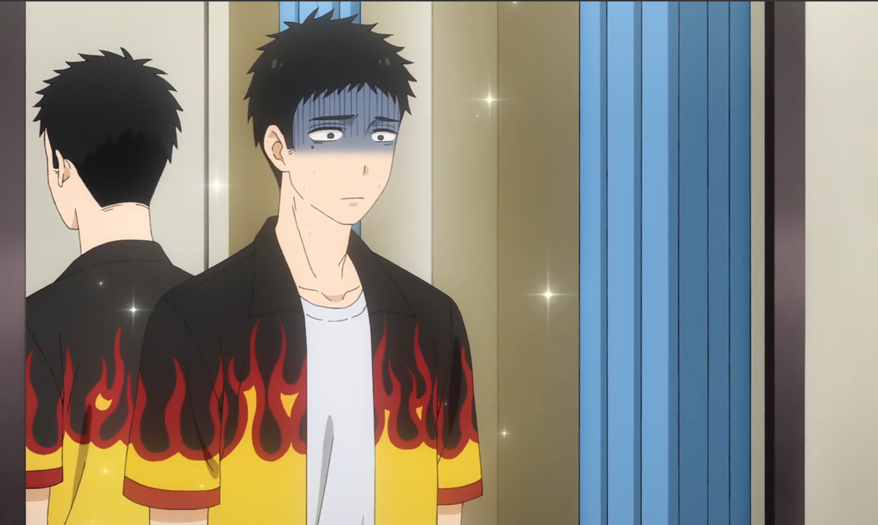 Gojo wakana as guy Fieri Blank Meme Template