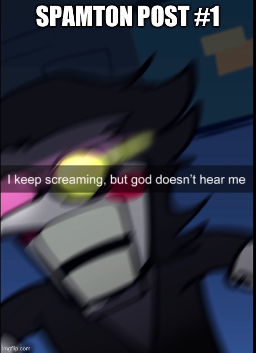 Spamton post #1 | SPAMTON POST #1 | image tagged in spamton,why are you reading the tags,stop reading the tags,no really stop with the tags,em pleh,colonized lmao | made w/ Imgflip meme maker