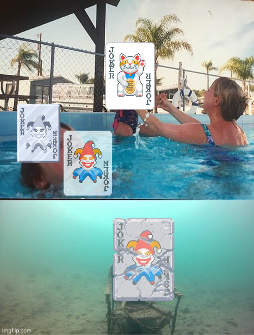 drowning kid + skeleton | image tagged in drowning kid skeleton | made w/ Imgflip meme maker