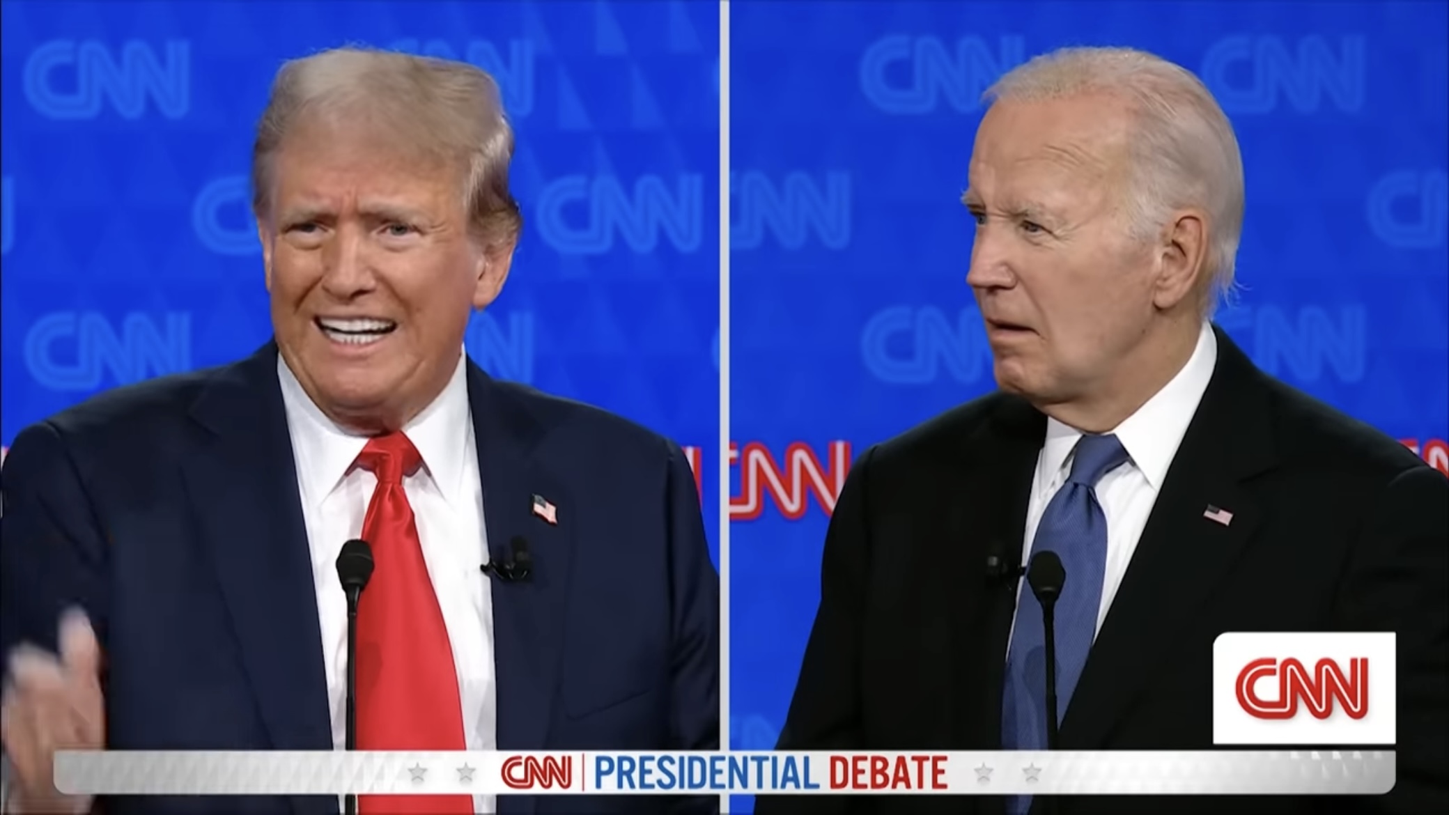 High Quality Trump Vs. Biden Blank Meme Template