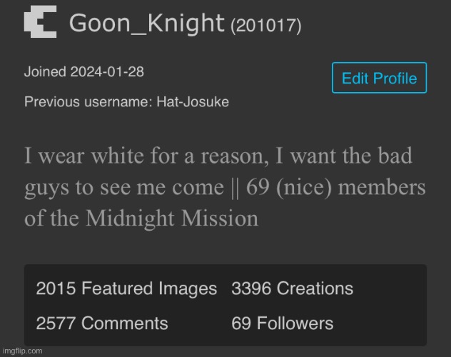 Rate the profile | made w/ Imgflip meme maker