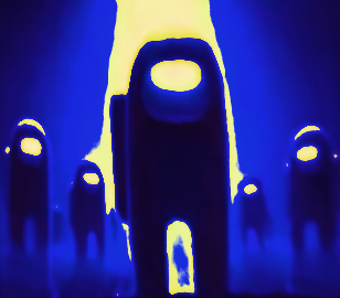Blue Anogos Blank Meme Template