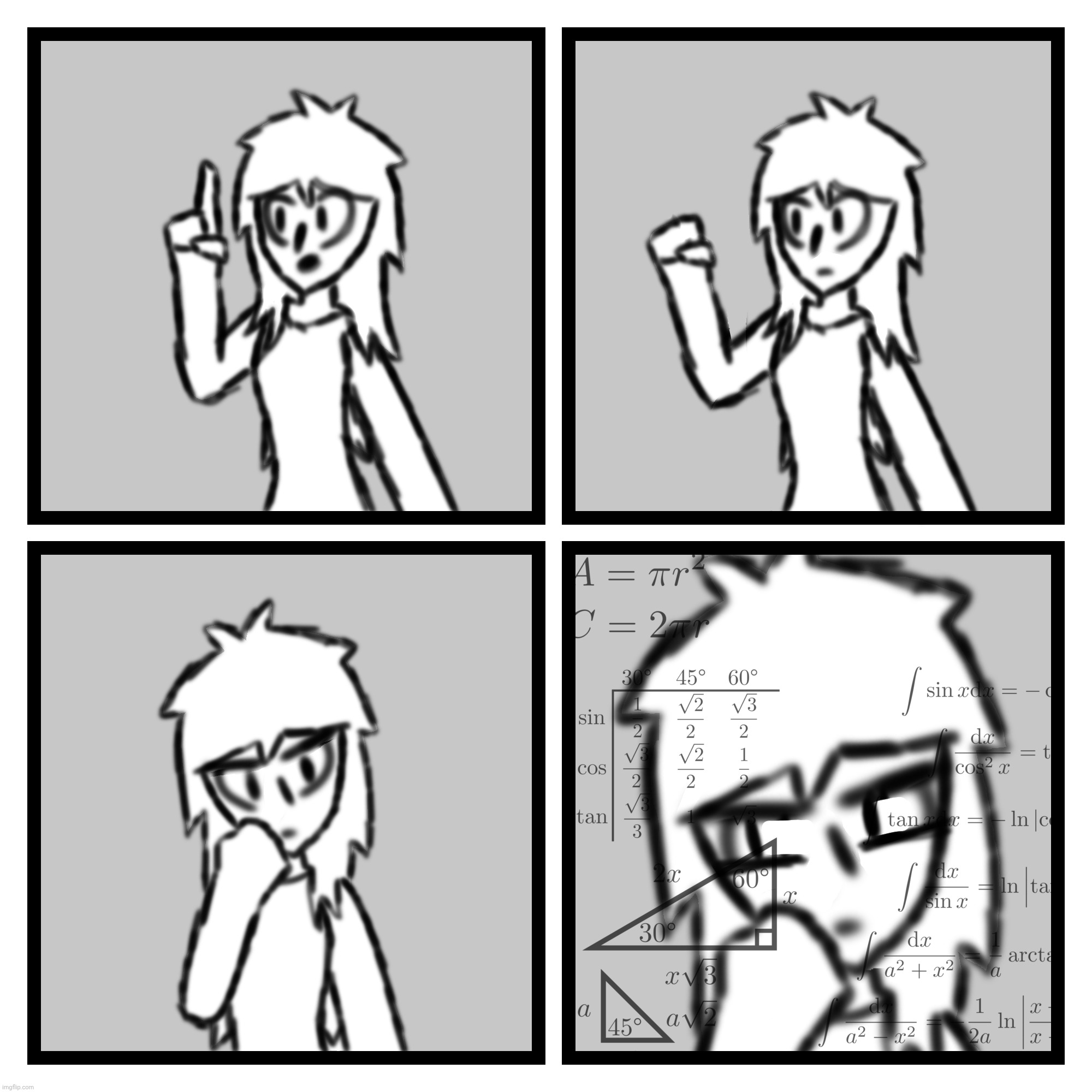 One of my favorite drawings from the Aurora Q&A I did a week or two ago, link in comments if you wanna see some of the others | made w/ Imgflip meme maker