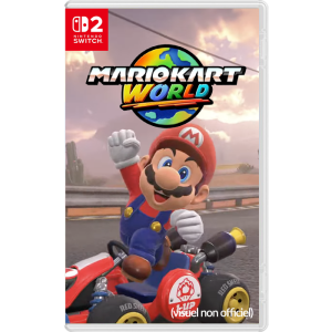 Mario Kart World fake boxart Blank Meme Template