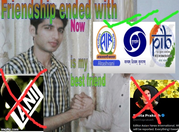 friendshipEnded with ANI | image tagged in friendship ended with x now y is my best friend | made w/ Imgflip meme maker