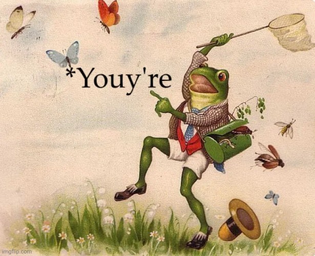 *Youy're | image tagged in youy're | made w/ Imgflip meme maker