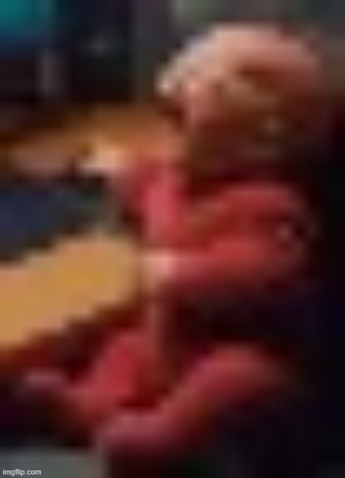 the baby from añogos but terrible image quality | made w/ Imgflip meme maker
